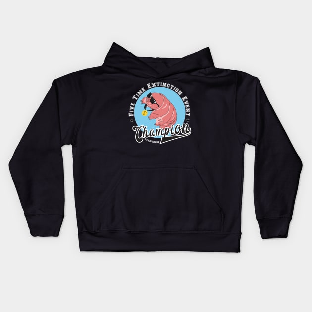 Five Time Extinction Event Champion Tardigrade Gift Kids Hoodie by Giggias